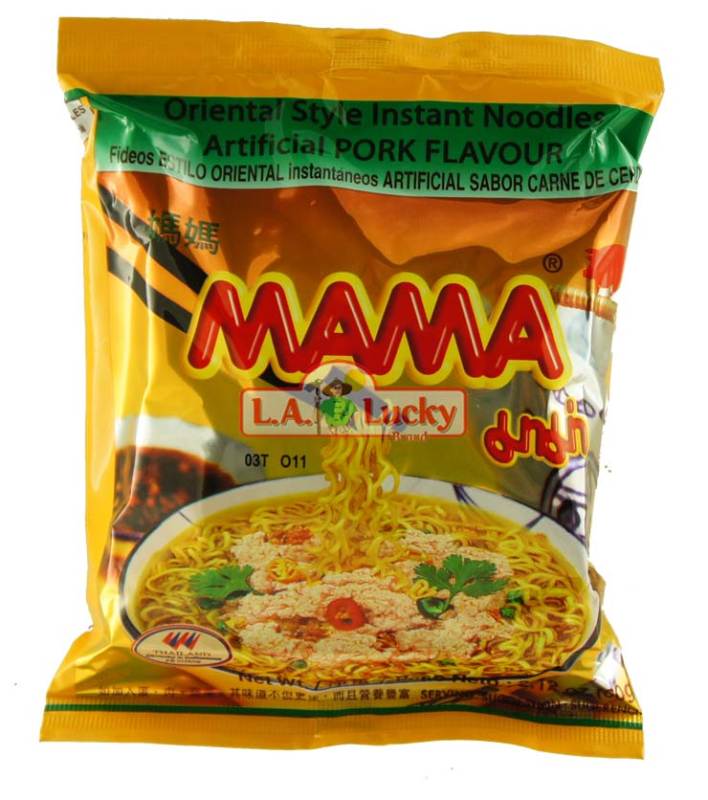 MAMA Instant Noodles Oriental Style Pork - 2.1 Oz