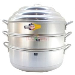 Chinese food Pot Steamer aluminum 40 cm Thai rice Soup & Vegetable SeaFood 